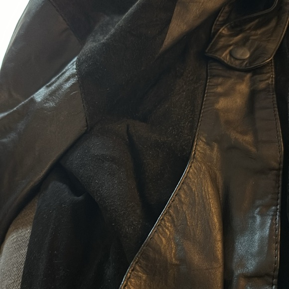 Vintage 80’s leather and suede French leather Le Fauve jacket. Size 54. - Picture 3 of 6